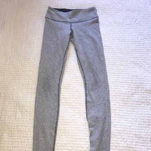 Lululemon Black/White Chevron Leggings